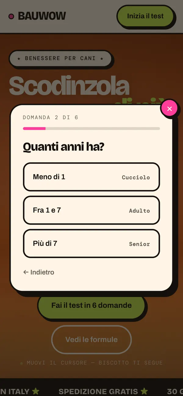 Il test da telefono
