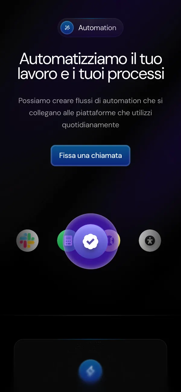 Le automazioni da telefono, con il nastro dei loghi