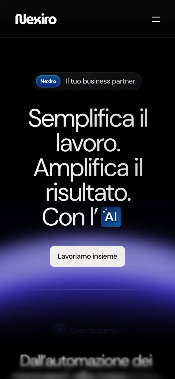 L'apertura da telefono