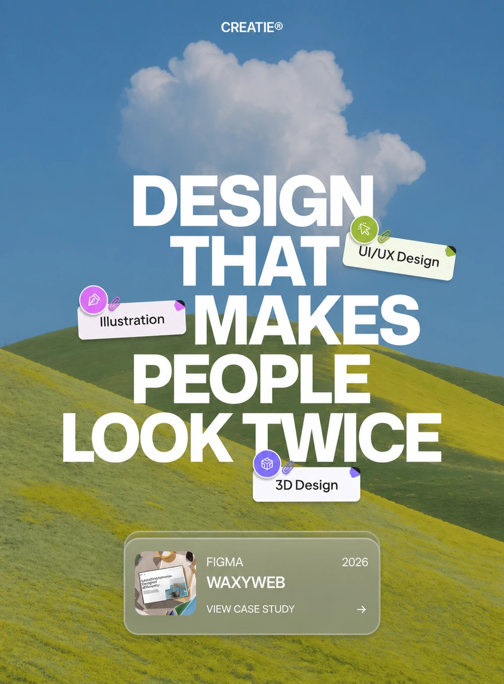 Creatie · Sito web