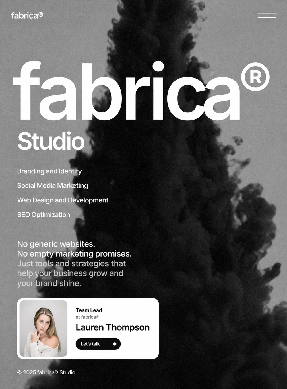 Fabrica · Sito web