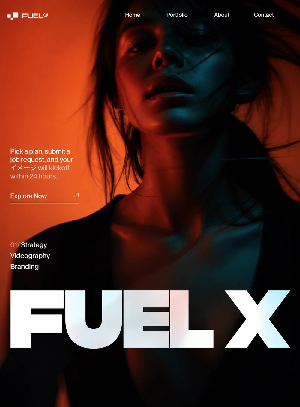 Fuel X · Sito web