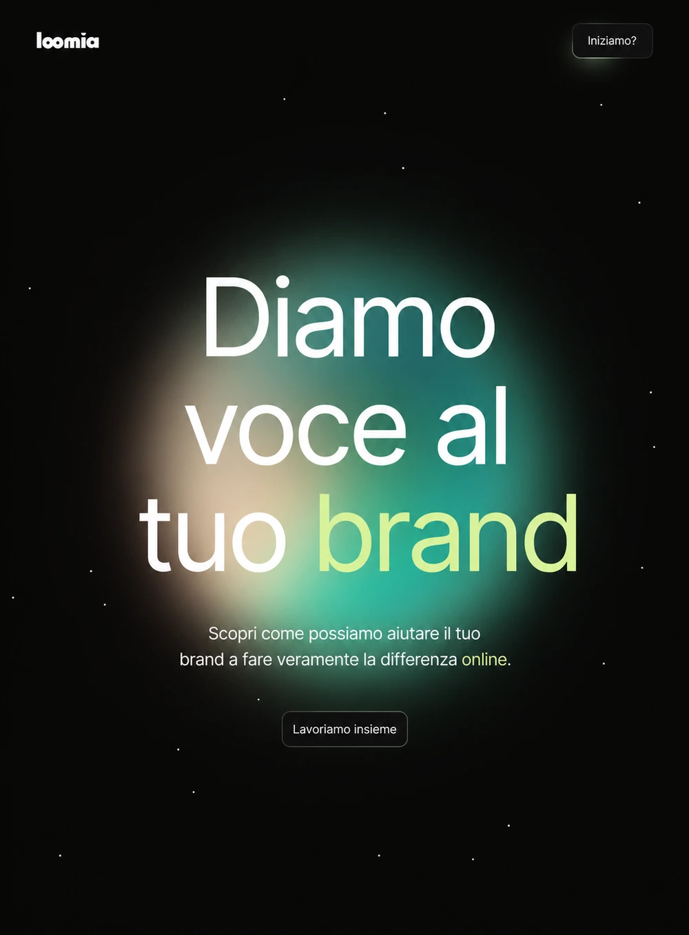 Loomia · Sito web